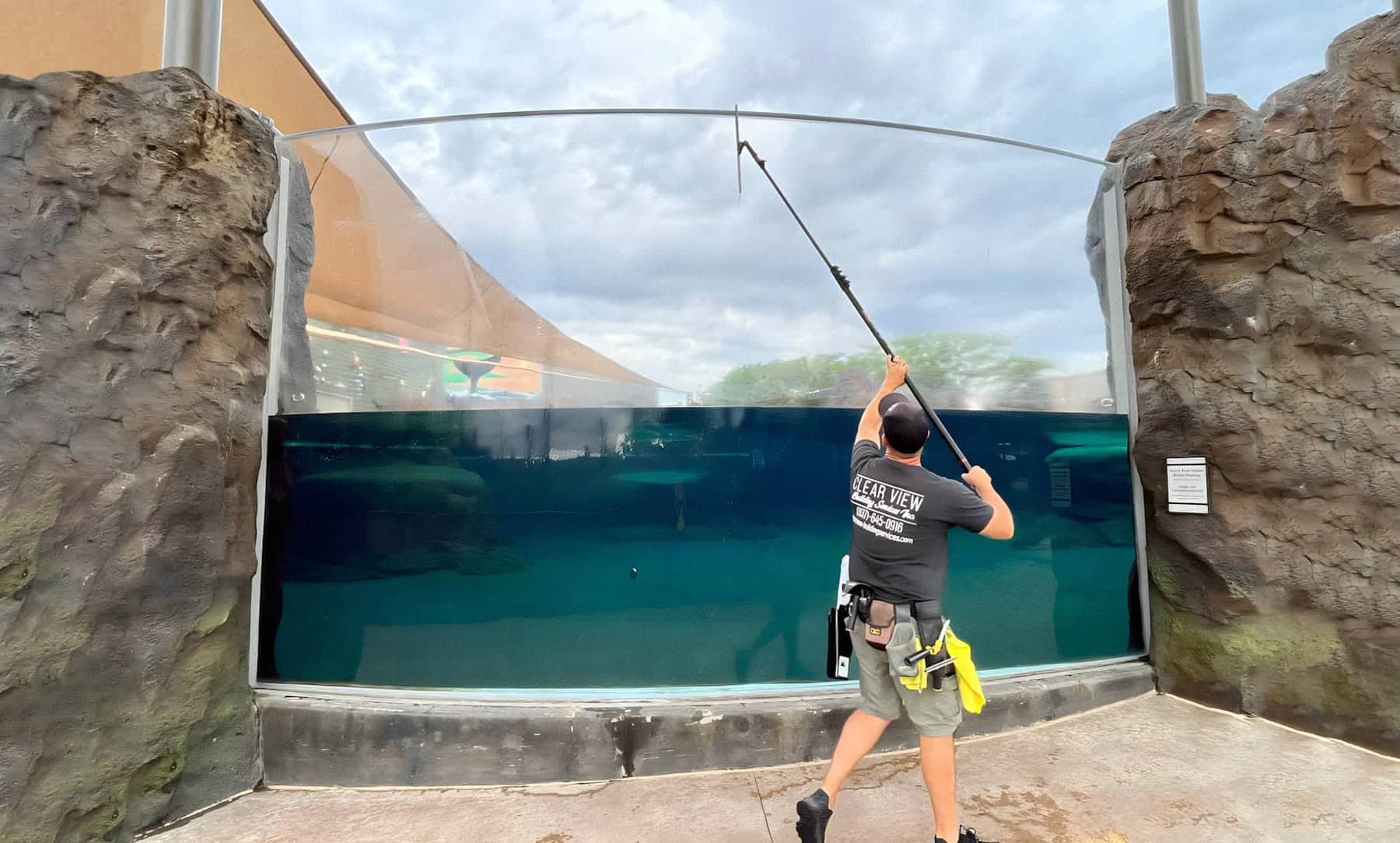 aquarium glass cleaning in Powell, Ohio